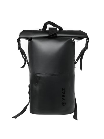 STOCKHOLM Wasserfester Rucksack schwarzes Logo in schwarz