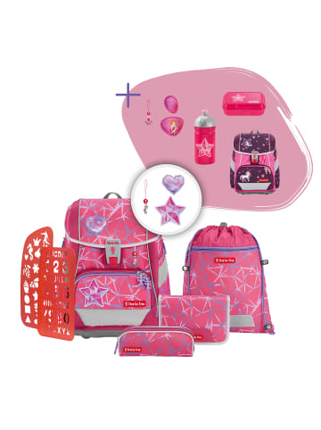 Schulranzen-Set 2IN1 PLUS „Star Stella“, 10-teilig, pink