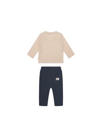 Set T-Shirt Mit Hose in Sand Melange