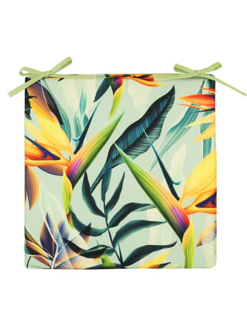 Outdoor Kissen Motiv 40x40cm inkl. Füllung Strelitzia