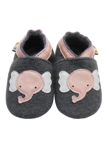 Filzschuhe "Elefant" in Grau