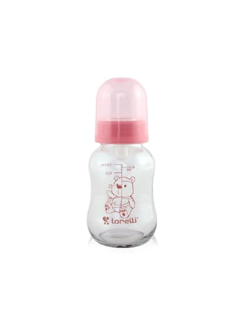 Glasflasche 120 ml in rosa