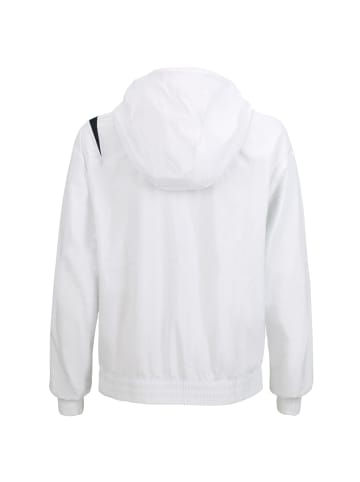 Sportjacke mit Kapuze in weiß