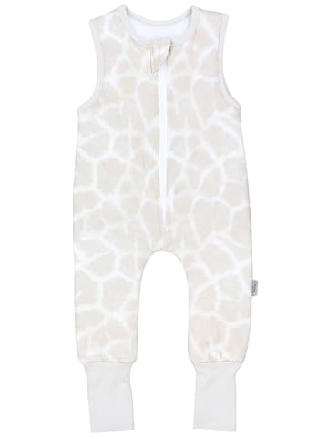 Baby Ganzjahresschlafsack mit Beinen 2,5 Tog in beige/weiß