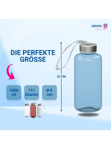 Trinkflasche "Pure" in blau - 1 l