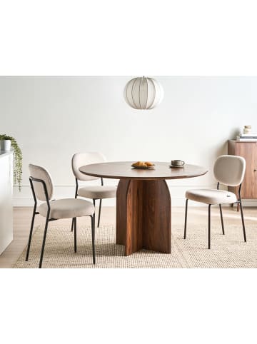 Esszimmertisch YARRA in Braun - (W) 120 x (H) 76 x (L) 120 cm