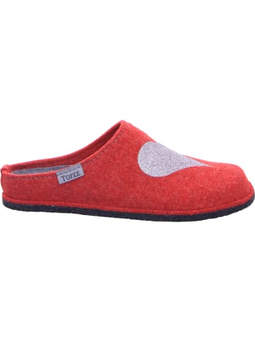 Pantoffel in rot