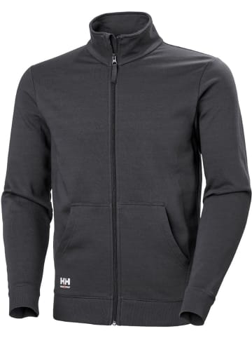 Pullover "Classic Zip Sweatshirt" in Grau