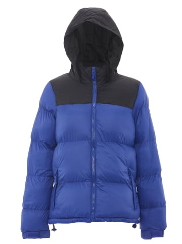 Damen Wattierte Steppjacke in Kobalt Schwarz
