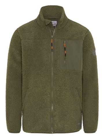 Fleecejacke in dunkel grün