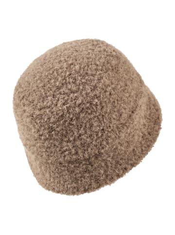 Hut gefilzte Optik in braun