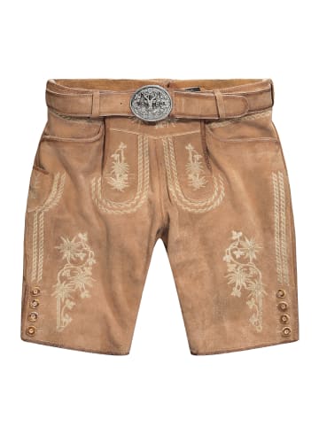 Lederhose in beige