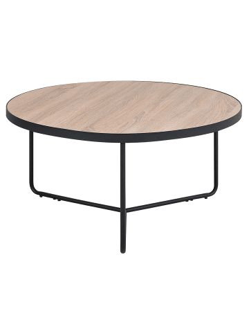 Couchtisch MELODY in Braun/Schwarz - (W) 80 x (H) 40 x (L) 80 cm