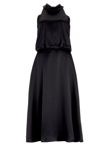 Cocktailkleid mit Stehkragen in Schwarz
