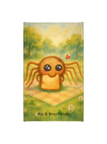 Handtuch Spinne Agathe Sandwich Design ohne Spruch in Weiß