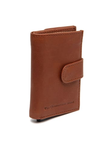 Torola Geldbörse RFID Schutz Leder 7.5 cm cognac