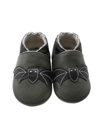 Baby Krabbelschuhe aus Leder, weiche Lauflernschuhe mit rutschfester Sohle 