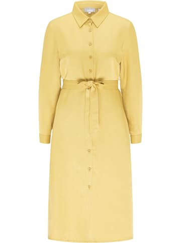 Damen Blusenkleid in Gelb