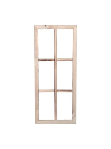 Holzfenster Dekoration Altholz in Grau