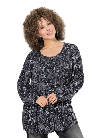 Bluse in graphitgrau