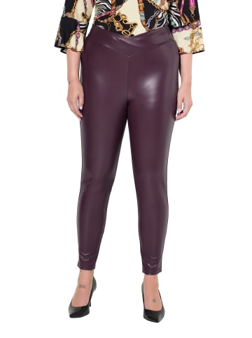 Leggings in aubergine