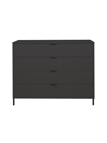 KOMMODE Erna 119x45x102 Anthrazit matt Lack