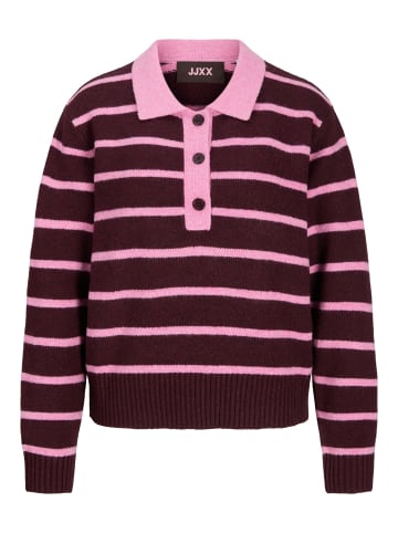 Gestricktes Polo in Orchid Smoke