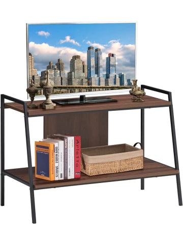 TV-Regal in Braun