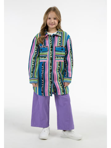 Mädchen Hemdjacke in Mehrfarbig Neon Grün
