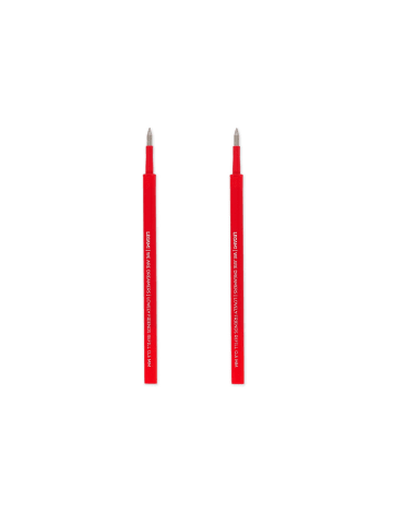 Legami Gelstift 2 Ersatzpatronen - LOVELY FRIENDS REFILL SET - RED
