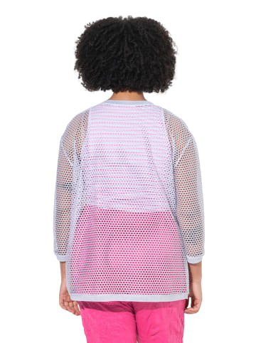 Strickjacke in fliederviolett