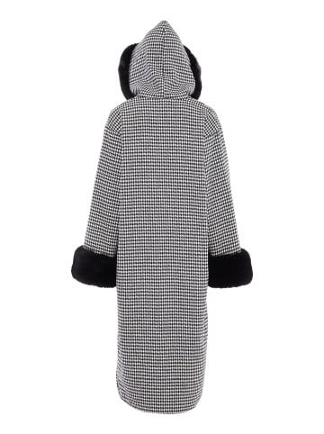 Damen Poncho in Wollweiss
