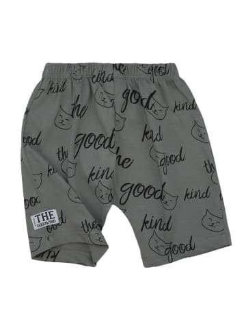 Kurze Jerseyhose in Oliv