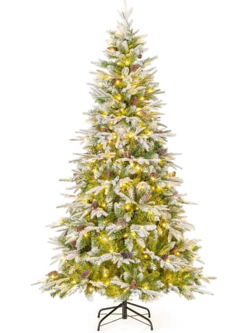 190cm Künstlich PE Weihnachtsbaum LED in Grün