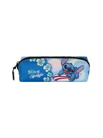 Lilo & Stitch Federtasche - Surfen – Disney Federmäppchen 21x7x14 cm in Blau