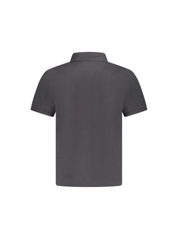 Schwarz Baumwolle Herren Polo Hemd