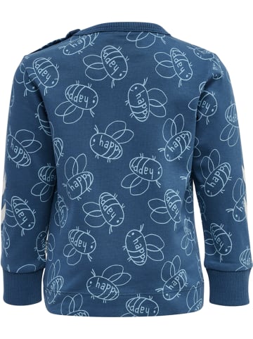 Druckknopf T-Shirt Hmlcollin Jungen in ENSIGN BLUE
