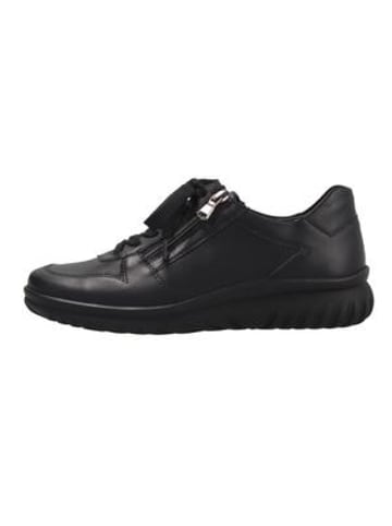 Komfort Schnürschuh in schwarz