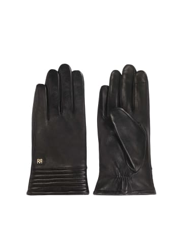 Handschuhe (Echt-Leder) in Schwarz