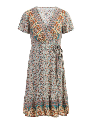 Women Sommerkleid in Wollweiss Mehrfarbig