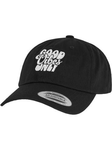 Cap "Good Vibes Only Low Profile Cotton Twill" in Schwarz