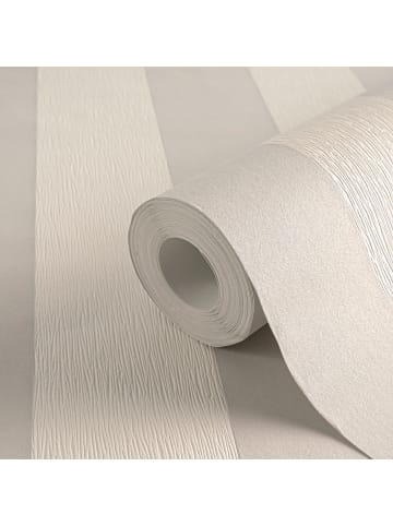Tapete Wide Stripes in Grau 