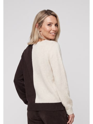 Strickpullover in Almond Beige Melange