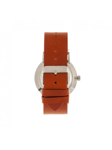 Die 5100 Lederarmbanduhr in Camel/Black