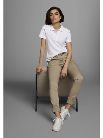 Poloshirt in schwarz, weiß