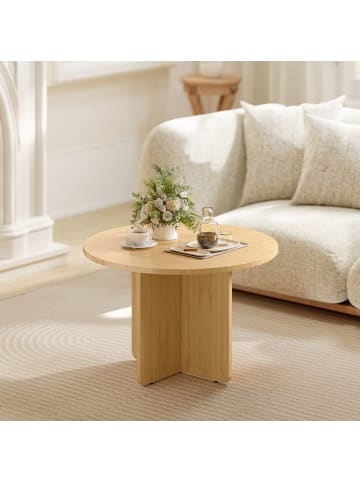 Couchtisch in Naturholz 66L x 66B x 45H cm