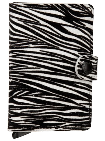 Geldbörse Miniwallet Zebra in Light Grey