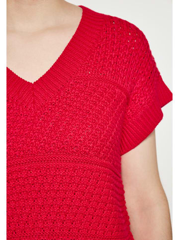 Damen Strickpullunder in Rot