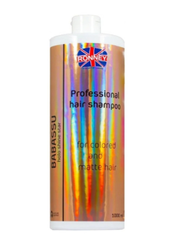 Holo shine star Shampoo Babassu for coloriertes mattes Haar 1000 ml