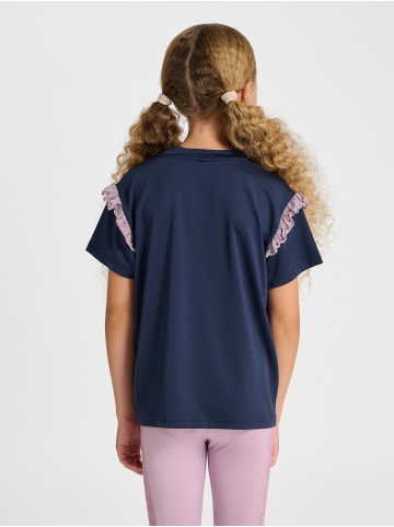 T-Shirt Hmljr Mix Mädchen in BLACK IRIS